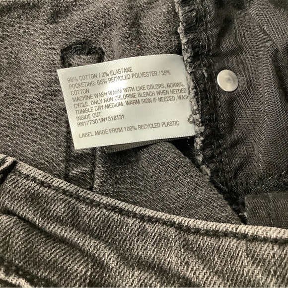 Wild Fable Cuffed Black Highest Rise Jean Short (Preowned) - Picture 4 of 4